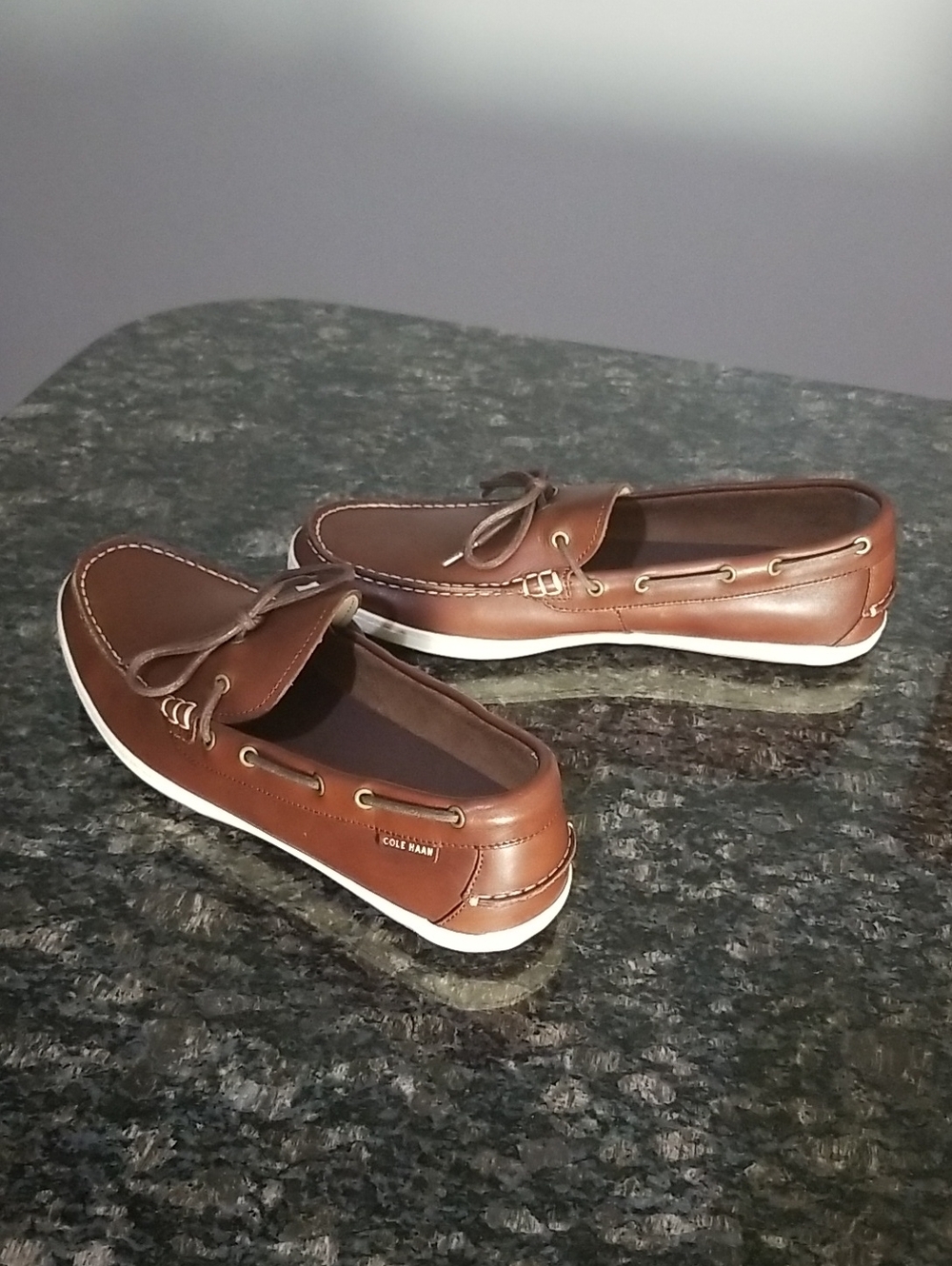 Cole Hahn Brown Leather Loafers - Picture 7 of 15